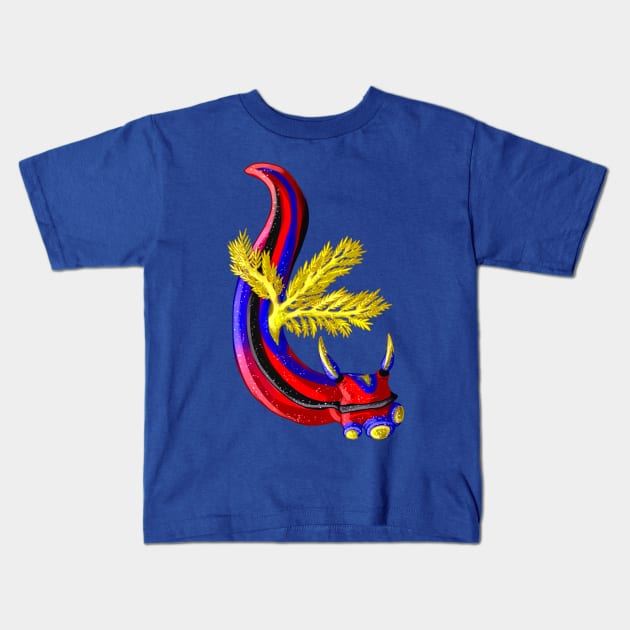 Polyamorous Nudibranch Kids T-Shirt by candychameleon